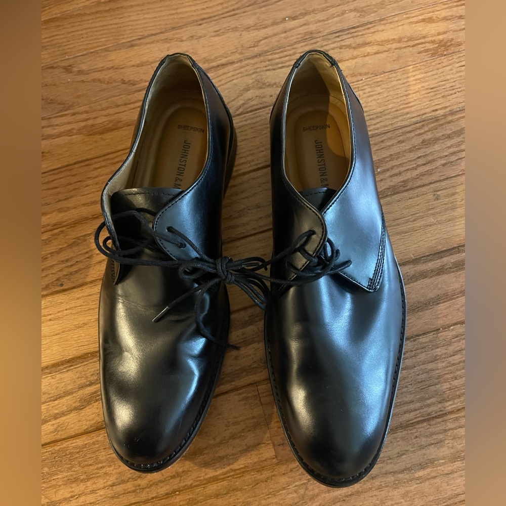 Johnston and Murphy Black Dress Shoes